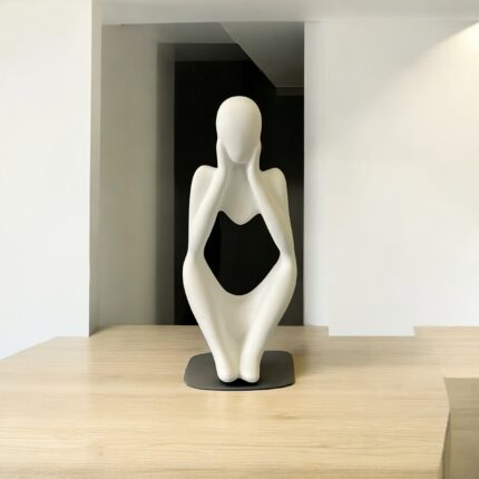 The Thinker -  Minimalist Concrete Sculpture - (No. 001)