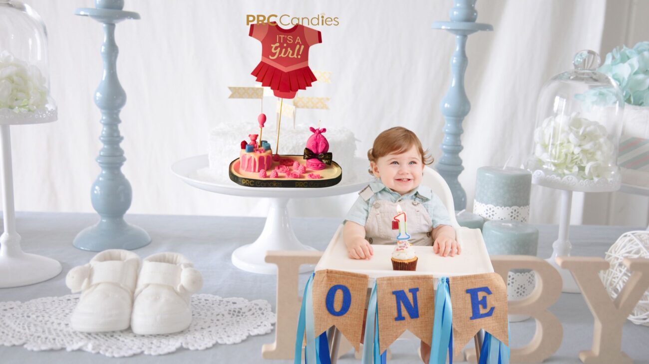 Handcrafted baby shower candles for girl, perfect for party decorations and memorable gifting.